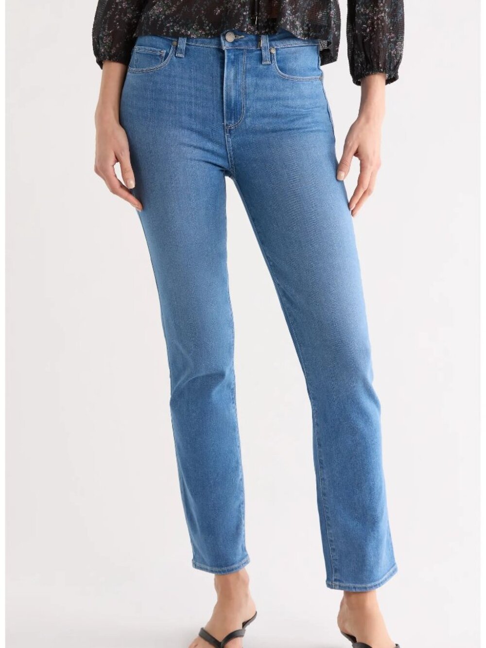 PAIGE Hoxton Slim Transcend High Waist Slim Leg Jeans in Kitl